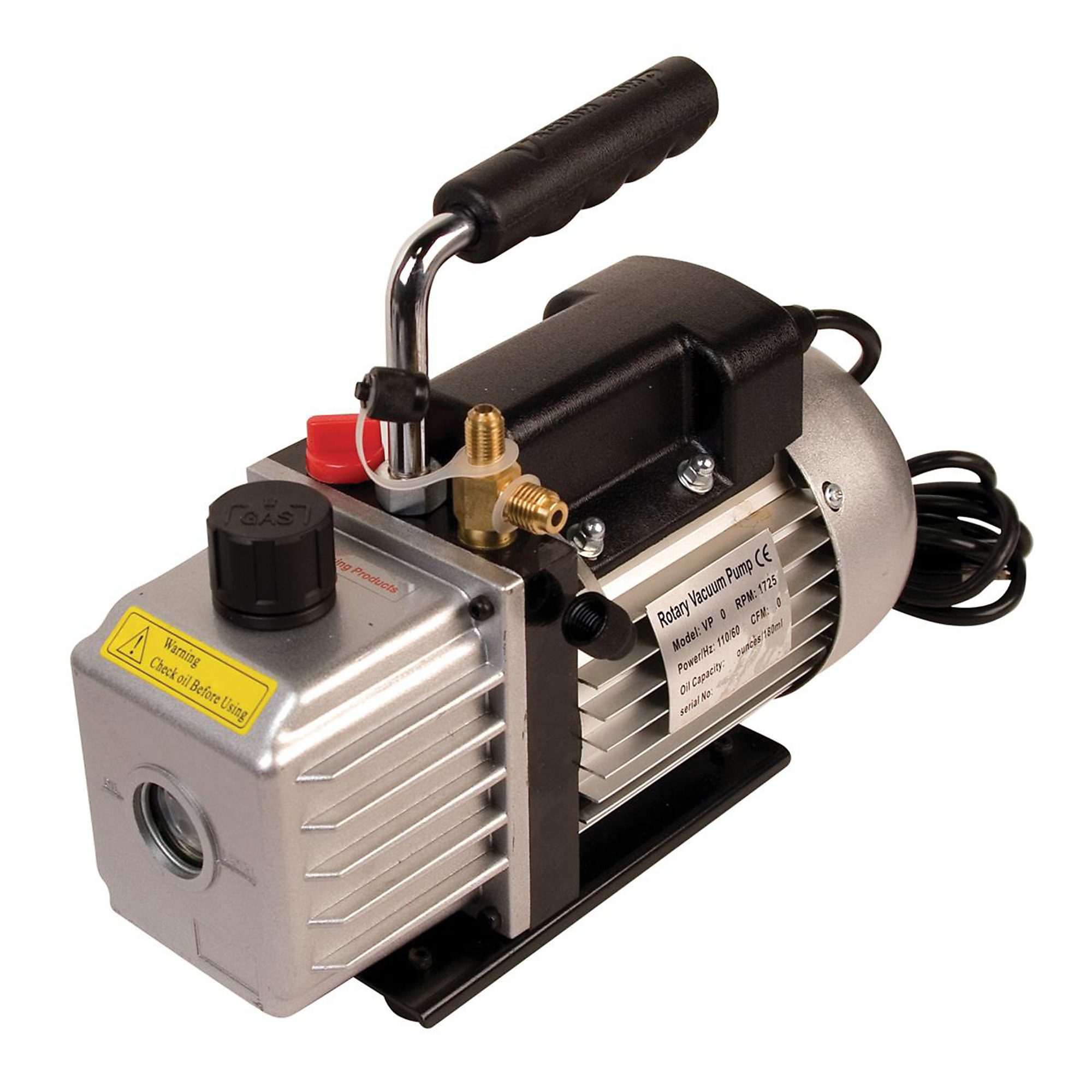 FJC Vacuum Pump — 3.0 CFM, Single Stage, Twin Port Technology, Model# FJC6909